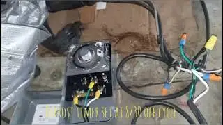 Walk in cooler condensing unit install