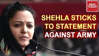 Shehla Rashid Sticks To Peddling 'Fake News' After Army Countered Her Allegation