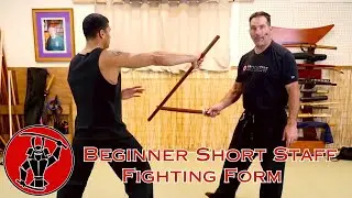 Short Staff Beginner Fighting Form , Katate Uchi, Kukishinden Ryu