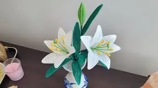 I Made Crochet Flowers That Look Like Real Lilies