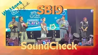 SB19 Soundcheck CRIMZONE | WATSONS PLAYLIST: The P-Pop Power Concert at MOA Arena (August 18, 2024)