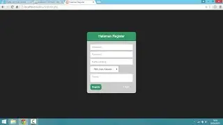 Membuat Register / Pendaftaran dengan PHP dan MySQL
