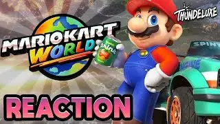 IT'S OPEN WORLD?! - MARIO KART WORLD REACTION