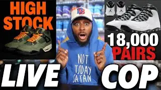 LIVE COP! Jordan 4 Undefeated + Jordan 10 Steel @plentyhardaway @Kingkealo 