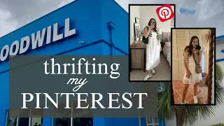 Thrifting my Pinterest | simple & classy outfit ideas for Summer!
