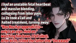 I hemorrhaged and blacked out. He left to save her. On the form: Father—Deceased.