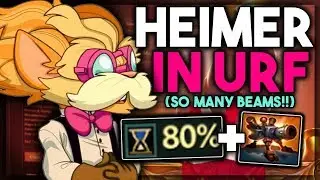 WHEN A ONETRICK PONY GETS HEIMERDINGER IN URF! | CONSTANT BEAMS AND TURRETS! - League of Legends