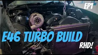 BMW E46 M54 Turbo Build EP1 | Removing Exhaust and Intake manifold step by step