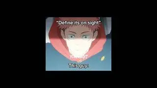 &ldquo;its on sight🗣&rdquo;  Choso edit #edit #jjk #anime #choso