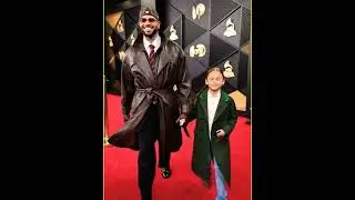 Chris Brown Brings His Son, Aeko Cartori To Grammys 2026 #chrisbrown #celebrities