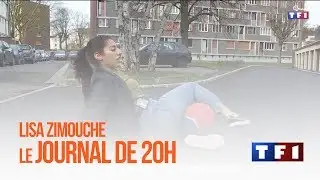Lisa Zimouche au journal de 20H de TF1