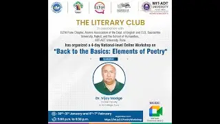 Back to the Basics: Elements of Poetry II Dr. Vijay Madge