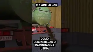 How to unload the truck at the treatment plant! #mywintercar