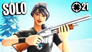 Insane 21 Kill Solo Win on Controller (facecam)