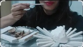 Slate chalk crushing satisfying video #trending #song #music #love #ytshorts #shorts 