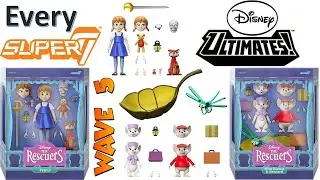*see newer video* Every Super7 Ultimates Disney Comparison List Wave 1, 2, 3,4 & 5 The Rescuers