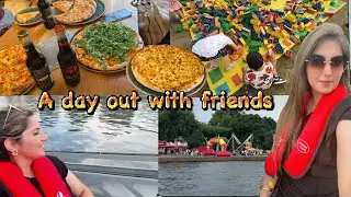Pora din kiay Mazay dosto or bacho Kay sath|😍|Boating+Fun+TastyFood|😋|#frankfurt #germany🇩🇪