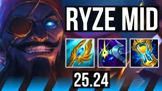 RYZE vs SYLAS (MID) | 48K damage | NA Challenger | 25.24