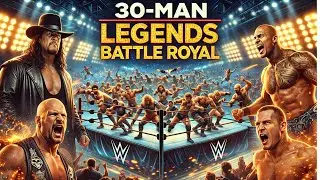 30 WWE LEGENDS ENTER&hellip; ONE SURVIVES 😱 | Legends Battle Royal | WWE 2K25