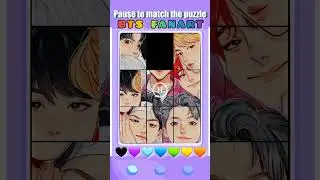 Interactive FanArt GAME of BTS 🖤🩵🩵 #shorts #bts #game #btsarmy #fanart #fypシ #kpop