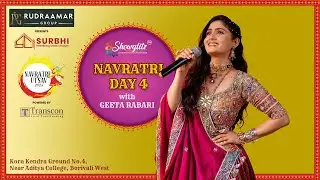 Day 4 - Showglitz Navratri Utsav 2025 with Geeta Rabari | Kora Kendra Ground No. 4, Borivali West