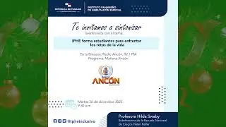 Entrevista en Radio Anc&oacute;n 92.1 FM, con la profesora Hilda Swaby Subdirectora de la Escuela de Ciegos