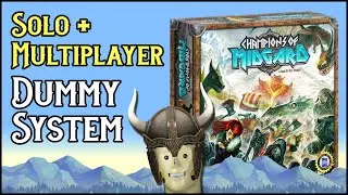 Solo & Multiplayer Variant ➤ Champions of Midgard【ツ】Worker Placement Game, How to play Solo