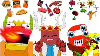 MUKBANG COLOR FOOD COMPLETE EDITION 1 (99 NIGHTS IN THE FOREST ROBLOX) Mariam