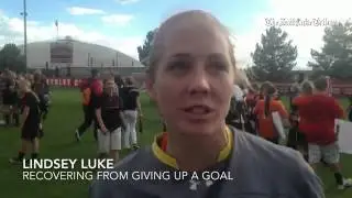 Forward Mariah Elmer and goalkeeper Lindsey Luke talk about Utah's 1-1 draw with No. 4 Stanford. #Ut