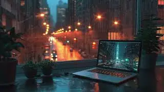 Rain Sounds for a Calm and Serene Learning Environment | Rainy Window Serenity