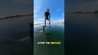 Pump Foil Technique | THE Mistake to Avoid #shorts #pumpfoil #hydrofoil #foil