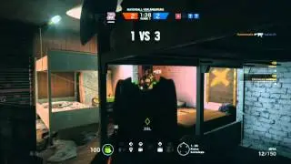 Rainbow Six Siege [1 V 4 CLUTCH!]