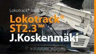 Lokotrack&reg; ST2.3&trade; mobile screen screening soil
