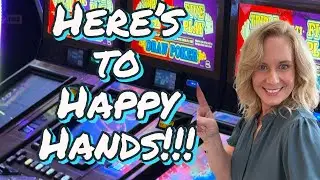 Happy Hand and Multiple Hands!Video Poker Play at the Rampart Casino in Summerlin, Las Vegas