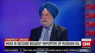 Watch Full Interview of India's Petroleum minister Hardeep puri with #CNN #hardeepsinghpuri #oil