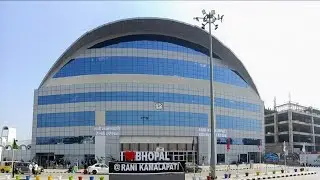 भोपाल रेलवे स्टेशन का सुंदर दृश्यम 