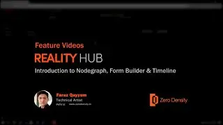 RealityHub | Introduction to Nodegraph, Form Builder and Timeline