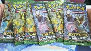 EARLY Opening 6 Pokemon Fates Collide Booster Packs!!! (EX PULL)