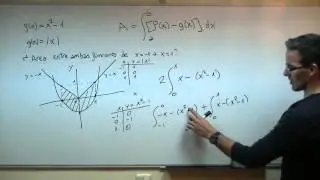 Area entre funciones 02 BACHILLERATO integral definida