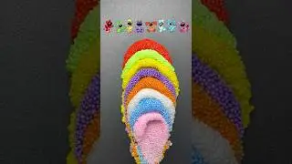 Guess the mixed characters #colormixing #satisfying #sharkzhan