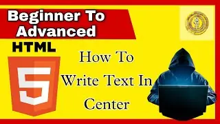 How to Write Text In Center HTML / Beginner To Advanced Level / HTML #Shorts #html #css  tutorial