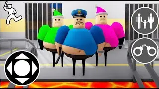 SUPER SECRET PLACE + FUNNY MOMENTS IN BARRY`S PRISON RUN!!!