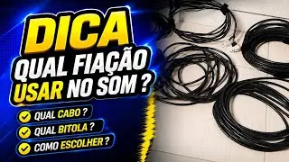 DICA DE QUAL FIAÇÃO UTILIZAR NO SISTEMA DE SOM PROFISSIONAL? BITOLA CABO PP FLEXÍVEL 100% COBRE