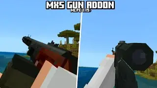 Addon 3d Guns MCPE 1.19+ | MXSGuns Addon [UPDATE] Addon Minecraft PE/Bedrock