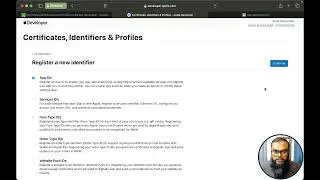 Registering App ID or Bundle Identifier