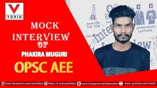 OPSC AEE Civil Rank 14 | Phakira Muguri | Assistant Executive Engineer Mock Interview