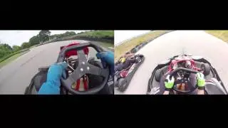 Q Leisure karting Session 2 side by side