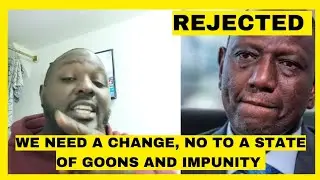WE NEED A CHANGE, NO TO A STATE OF GOONS! ANGRY KENYAN MAN CALLS OUT THE ROGUE GOVERNMENT OF RUTO