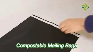 custom logo biodegradable poly mailers bag eco friendly made from corn starch