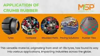 Crumb Rubber Manufacturer in India by MSP Rubber Pvt Ltd
